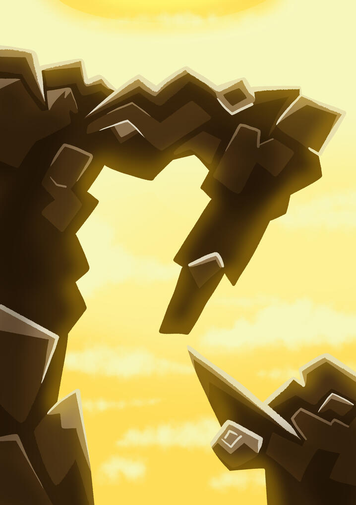 Angled AroAce ~ Cliffs